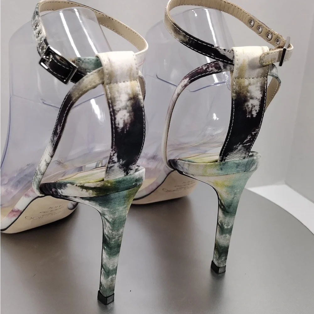 Jimmy Choo Multicolor Women's Sandals size 6.5 pre owned Exellent condition
